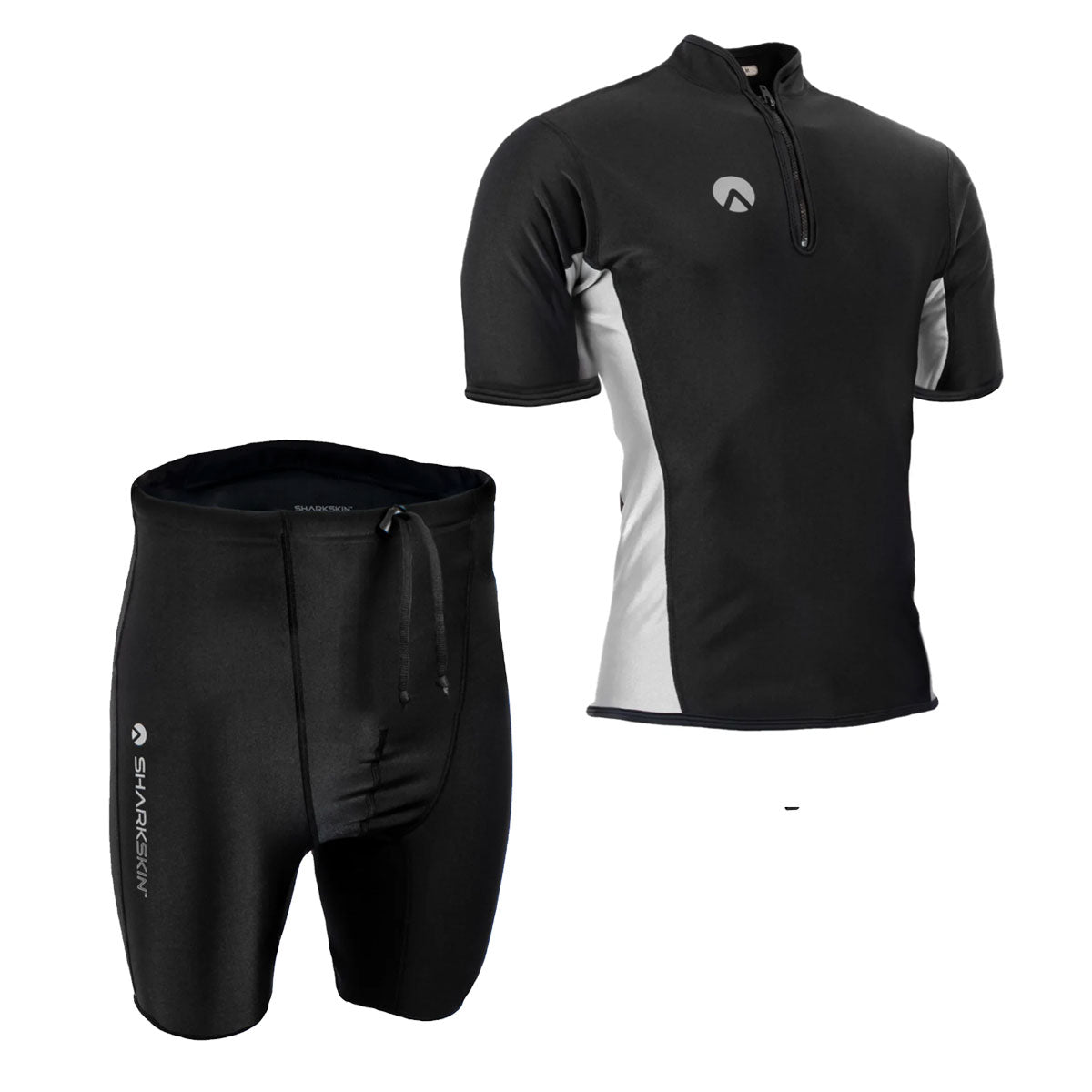 Chillproof Short Sleeve Chest Zip with Short Pants Package - Male