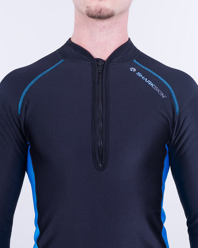 CHILLPROOF LONG SLEEVE CHEST ZIP TOP - MENS
