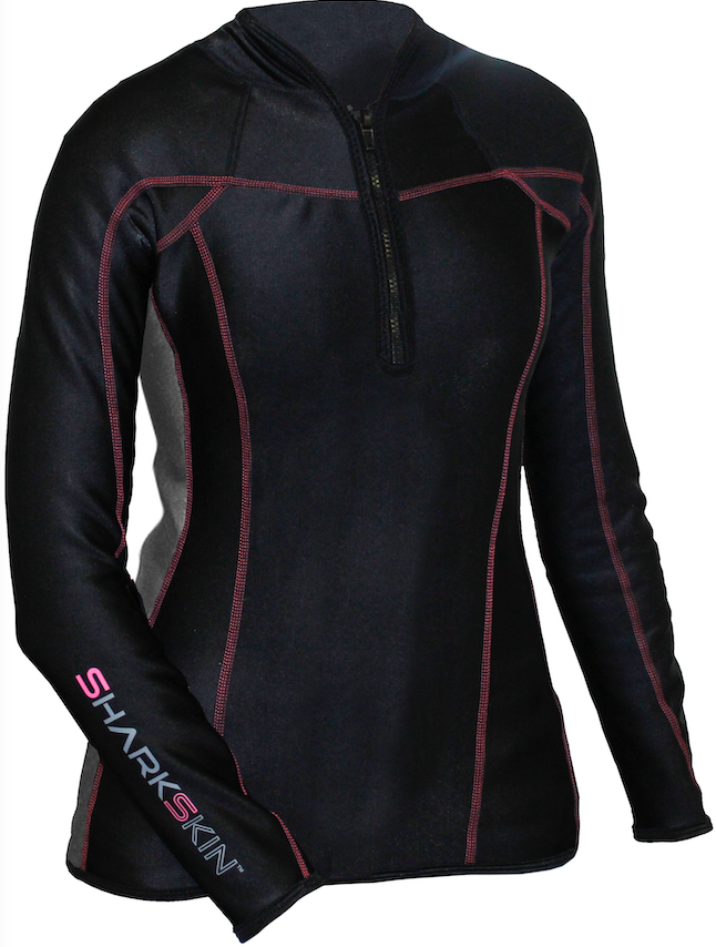 *SECONDS* Chillproof Long Sleeve Chest Zip BK US6 (Female)