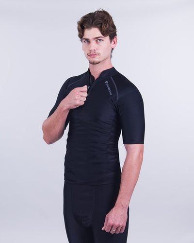 CHILLPROOF SHORT SLEEVE CHEST ZIP (MEN'S)