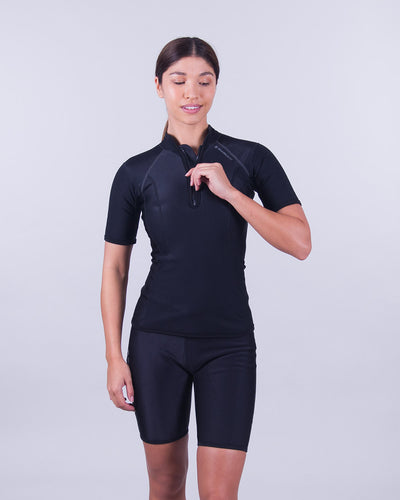 Chillproof Short Sleeve Chest Zip (Female)