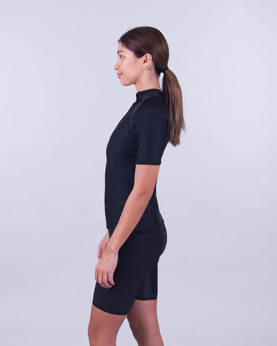 Chillproof Short Sleeve Chest Zip (Female)