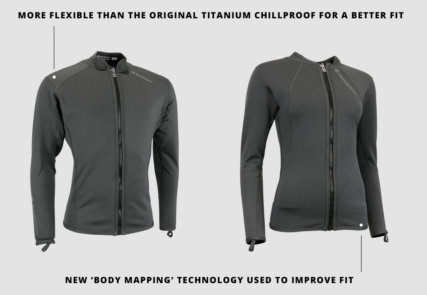 Titanium 2 Long Sleeve Full Zip (Female)